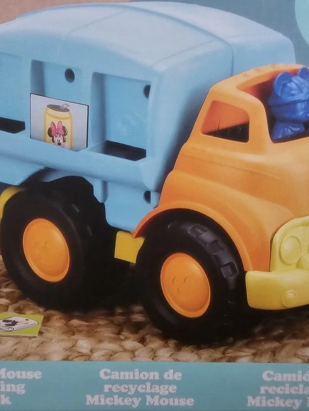 Disney Parks Mickey Mouse Recycling Truck Green Toys NIB Eco Toy Exclusive Kids